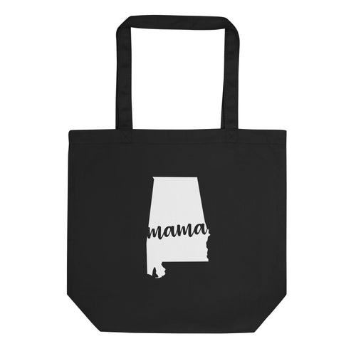 Alabama Mama State Silhouette Tote