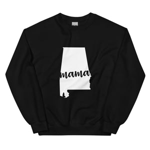 Alabama Mama State Silhouette Sweatshirt