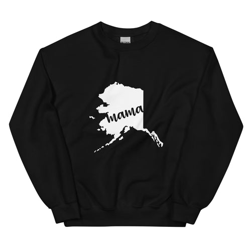 Alaska Mama State Silhouette Sweatshirt