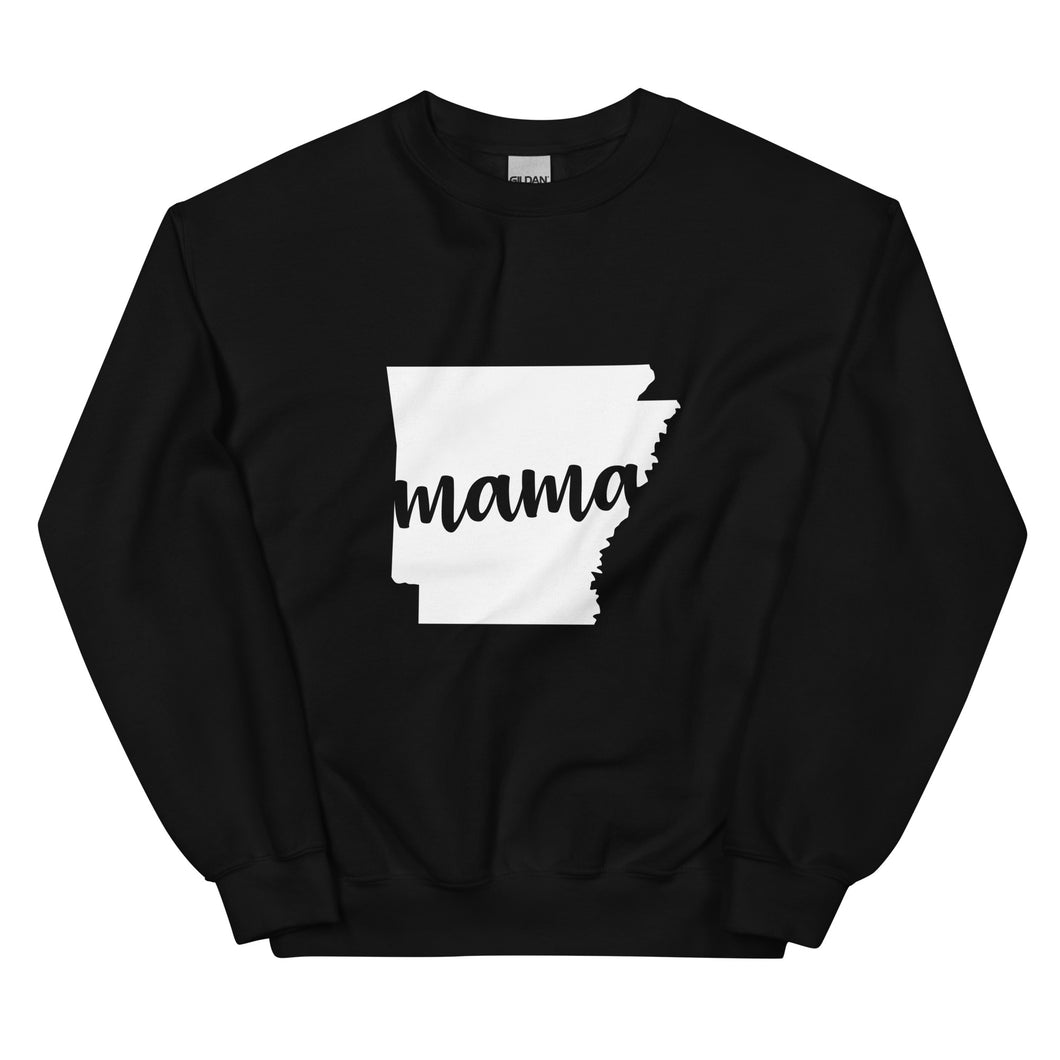 Arkansas Mama State Silhouette Sweatshirt