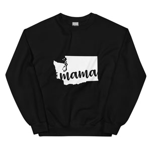 Washington Mama State Silhouette Sweatshirt