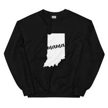 Load image into Gallery viewer, Indiana Mama State Silhouette Sweatshirt