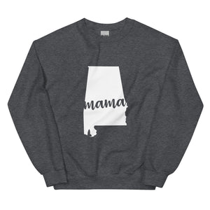 Alabama Mama State Silhouette Sweatshirt