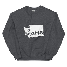 Load image into Gallery viewer, Washington Mama State Silhouette Sweatshirt