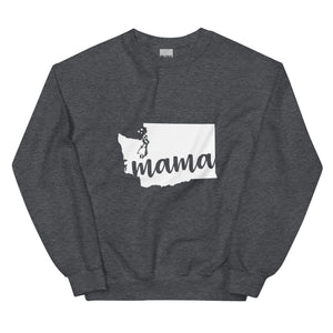 Washington Mama State Silhouette Sweatshirt