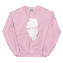 Load image into Gallery viewer, Illinois Mama State Silhouette Sweatshirt