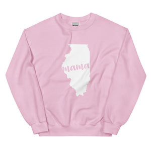 Illinois Mama State Silhouette Sweatshirt
