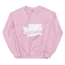 Load image into Gallery viewer, Washington Mama State Silhouette Sweatshirt