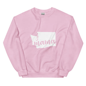 Washington Mama State Silhouette Sweatshirt