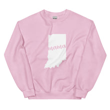 Load image into Gallery viewer, Indiana Mama State Silhouette Sweatshirt