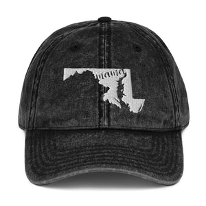 Maryland Mama State Silhouette Cap