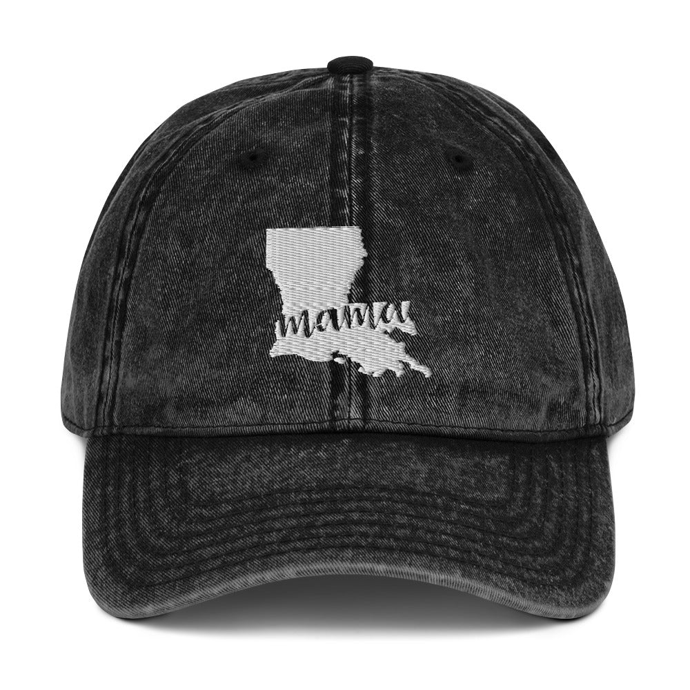 Louisiana Mama State Silhouette Cap