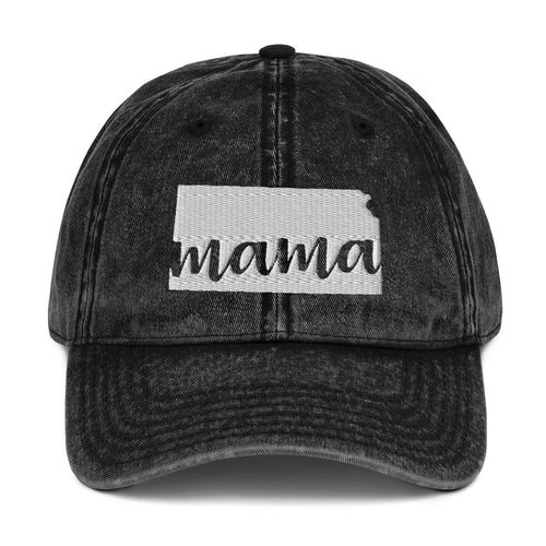 Kansas Mama State Silhouette Cap