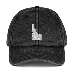 Idaho Mama State Silhouette Cap