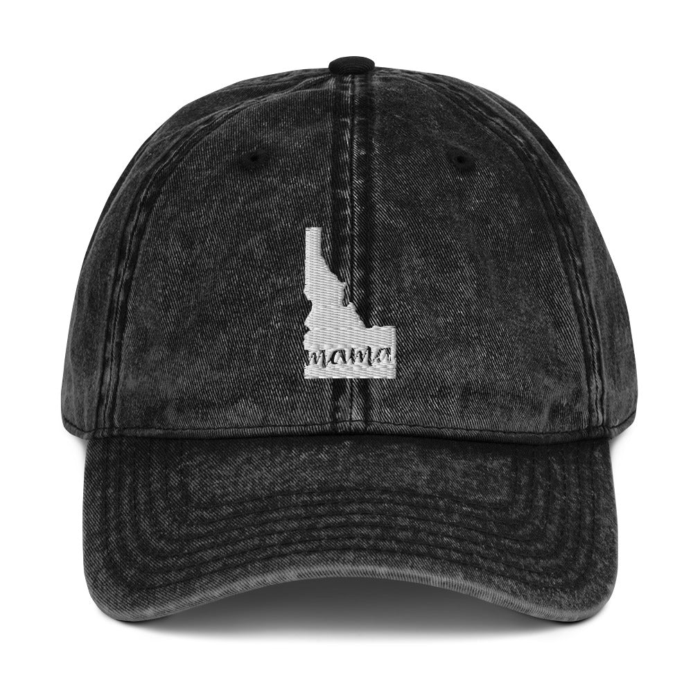 Idaho Mama State Silhouette Cap