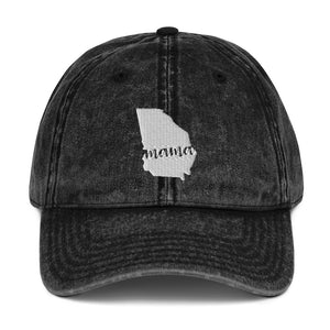 Georgia Mama State Silhouette Cap