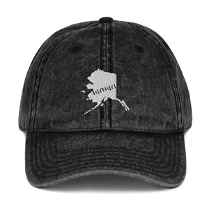 Alaska Mama State Silhouette Cap