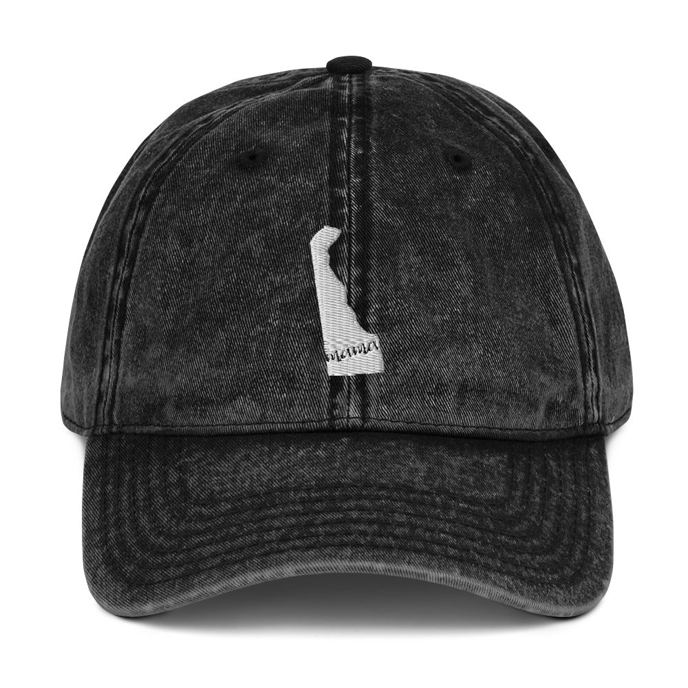 Delaware Mama State Silhouette Cap