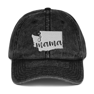 Washington Mama State Silhouette Cap