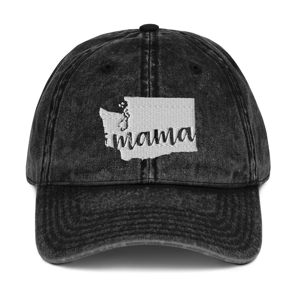 Washington Mama State Silhouette Cap