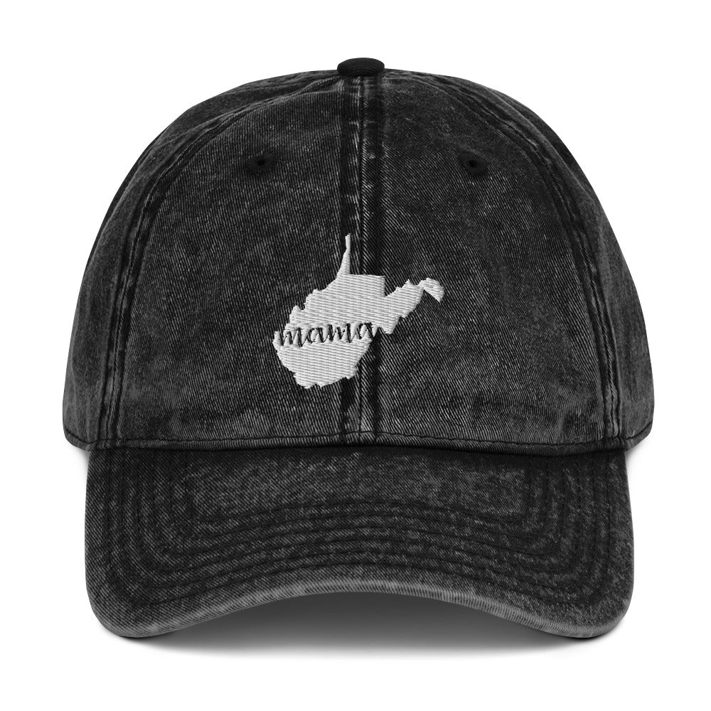 West Virginia Mama State Silhouette Cap