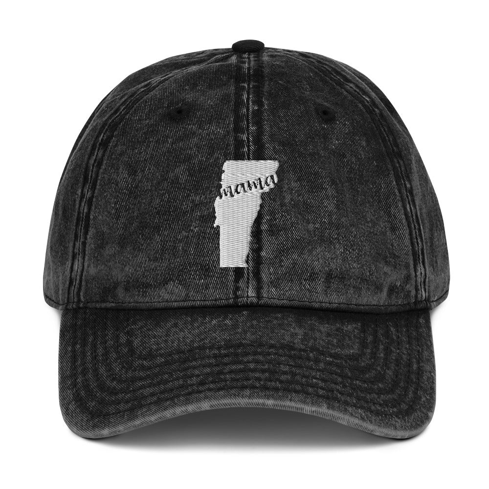 Vermont Mama State Silhouette Cap