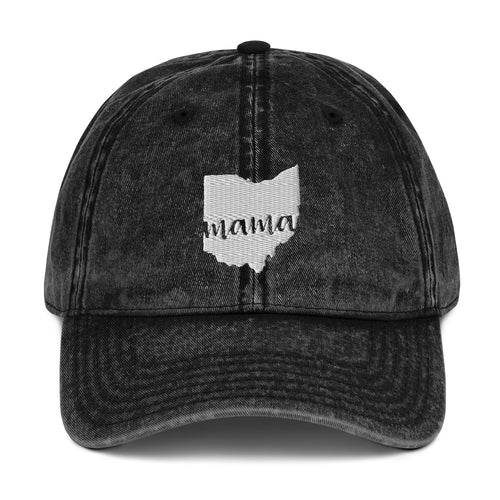 Ohio Mama State Silhouette Cap