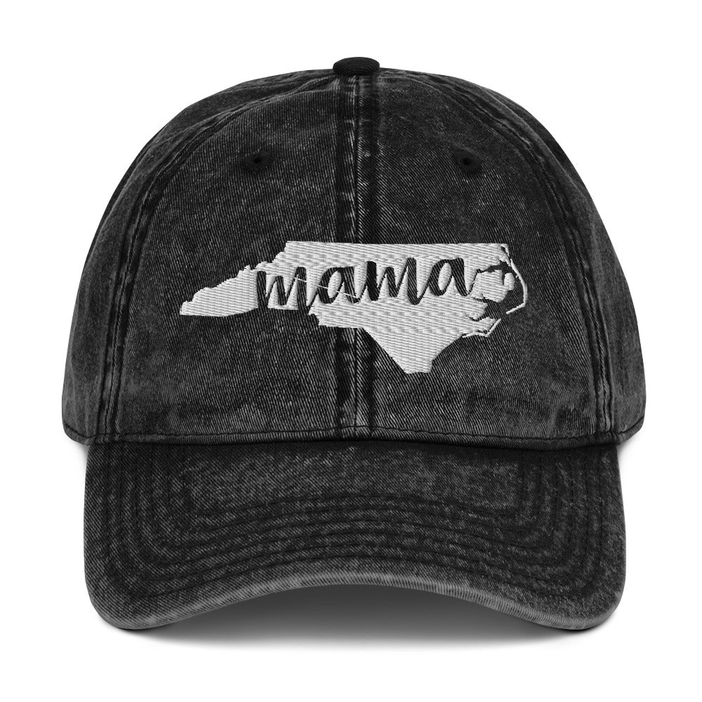 North Carolina Mama State Silhouette Cap