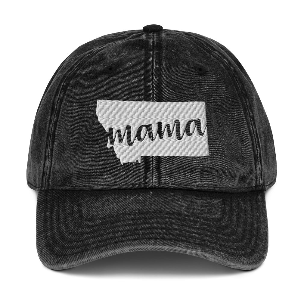 Montana Mama State Silhouette Cap