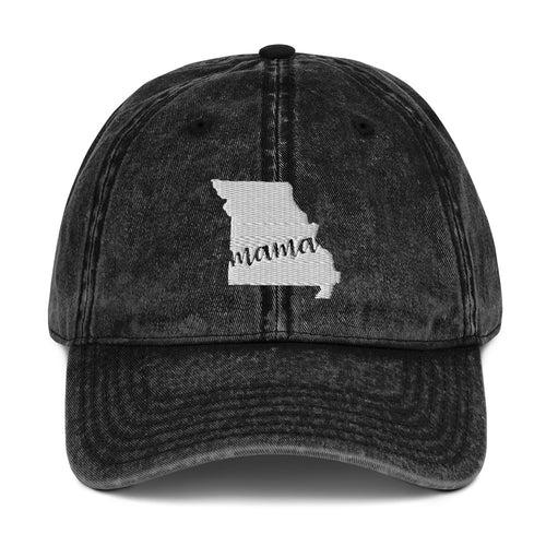 Missouri Mama State Silhouette Cap