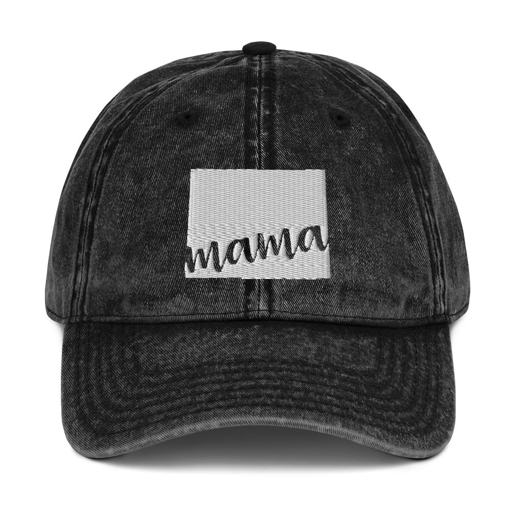 Wyoming Mama State Silhouette Cap