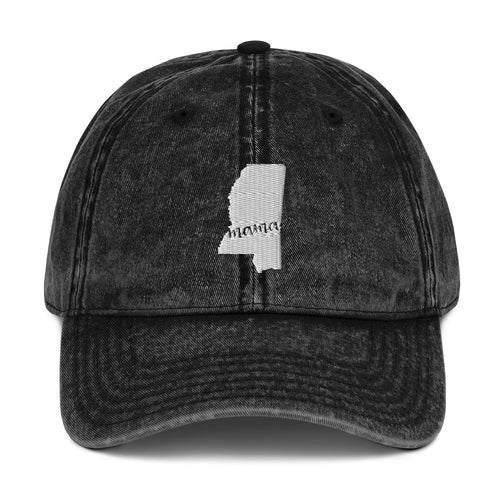 Mississippi Mama State Silhouette Cap