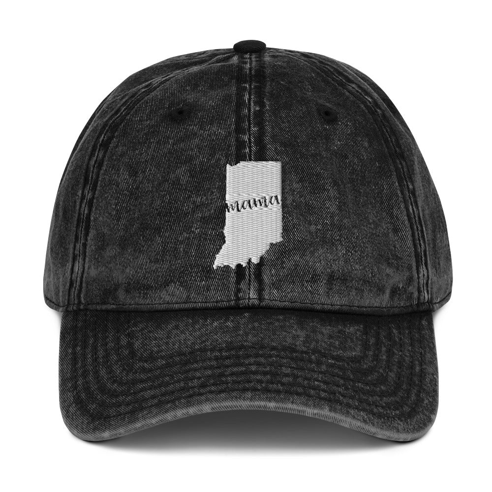Indiana Mama State Silhouette Cap
