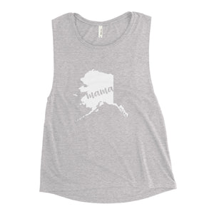 Alaska Mama State Silhouette Tank