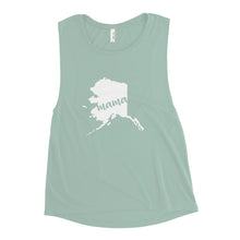 Load image into Gallery viewer, Alaska Mama State Silhouette Tank
