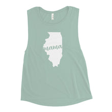 Load image into Gallery viewer, Illinois Mama State Silhouette Tank