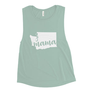 Washington Mama State Silhouette Tank