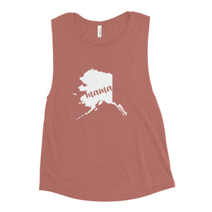 Alaska Mama State Silhouette Tank