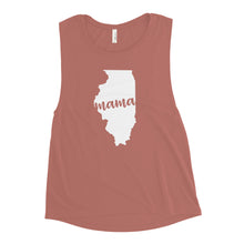 Load image into Gallery viewer, Illinois Mama State Silhouette Tank