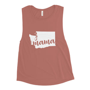 Washington Mama State Silhouette Tank