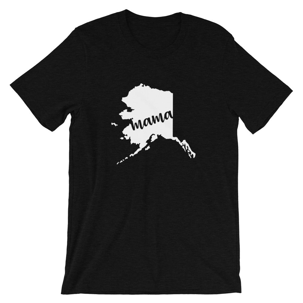 Alaska Mama State Silhouette T-Shirt - StateofMamahood