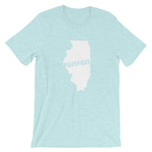 Load image into Gallery viewer, Illinois Mama State Silhouette T-Shirt - StateofMamahood