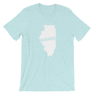 Illinois Mama State Silhouette T-Shirt - StateofMamahood