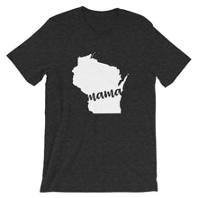 Load image into Gallery viewer, Wisconsin Mama State Silhouette T-Shirt - StateofMamahood