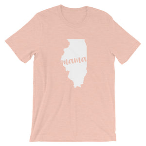 Illinois Mama State Silhouette T-Shirt - StateofMamahood