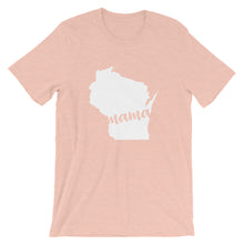 Load image into Gallery viewer, Wisconsin Mama State Silhouette T-Shirt - StateofMamahood