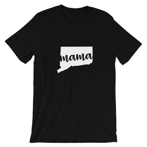 Connecticut Mama State Silhouette T-Shirt - StateofMamahood