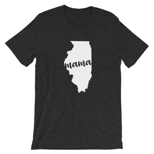 Illinois Mama State Silhouette T-Shirt - StateofMamahood