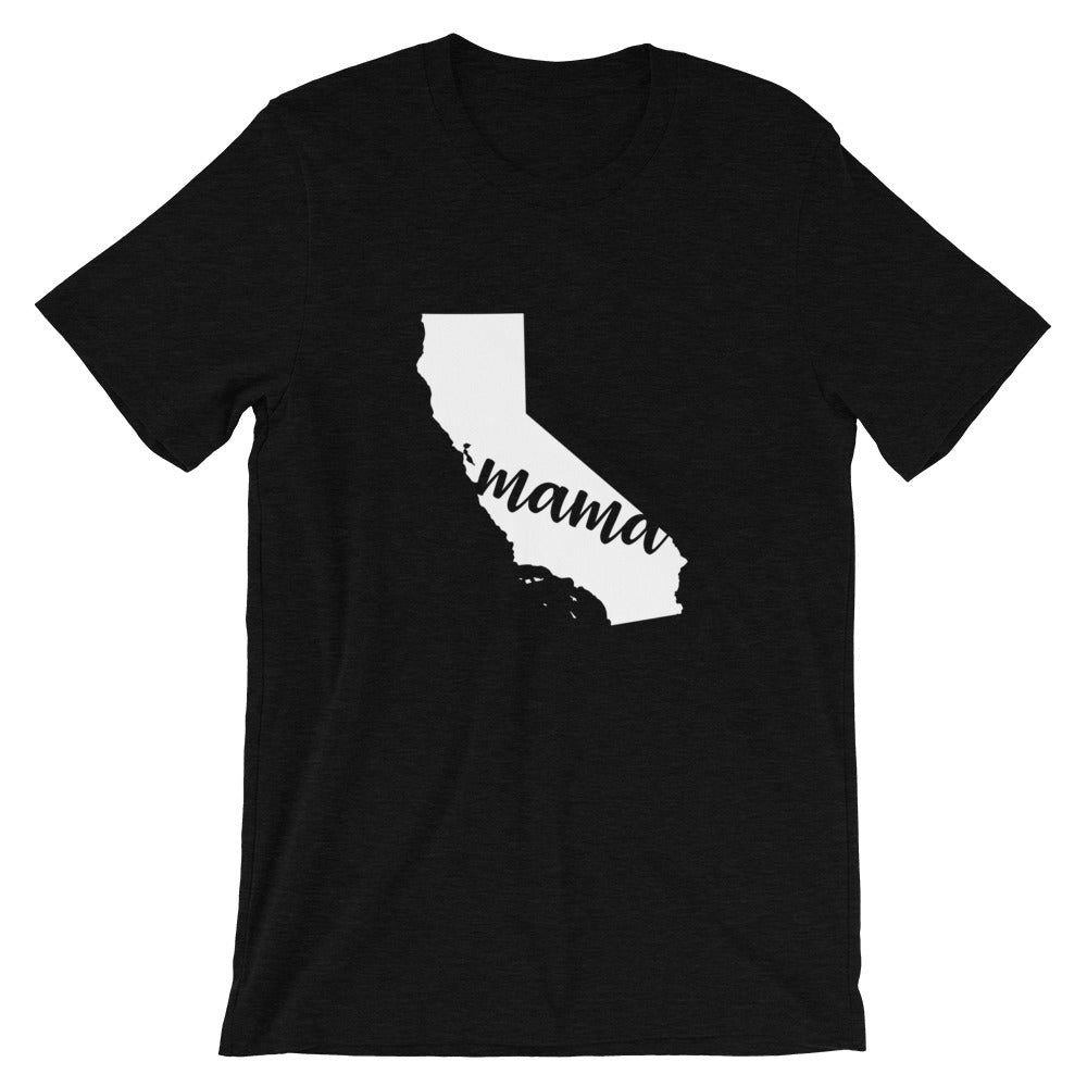California Mama State Silhouette T-Shirt - StateofMamahood