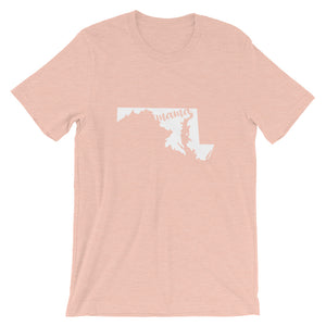 Maryland Mama State Silhouette T-Shirt - StateofMamahood